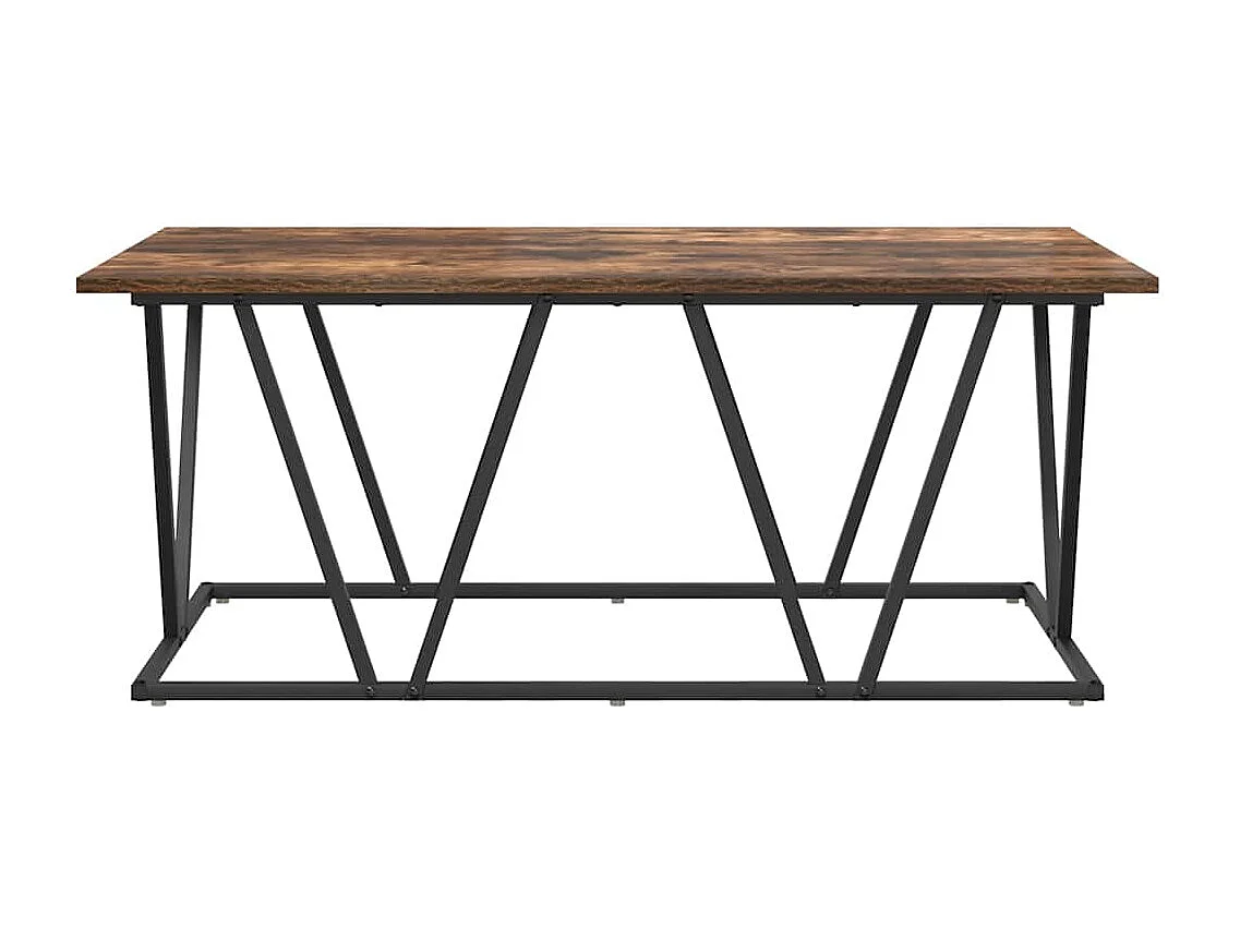 Couchtisch-Wohnzimmertisch-Beistelltische Geräucherte Eiche 100x50x40 cm SHL58461