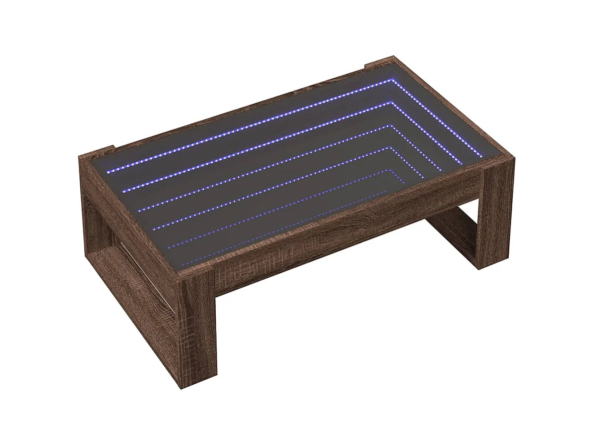 Mesa de centro-Mesa auxiliar madera de ingeniería gris Sonoma 102x55x43 cm SHL2011