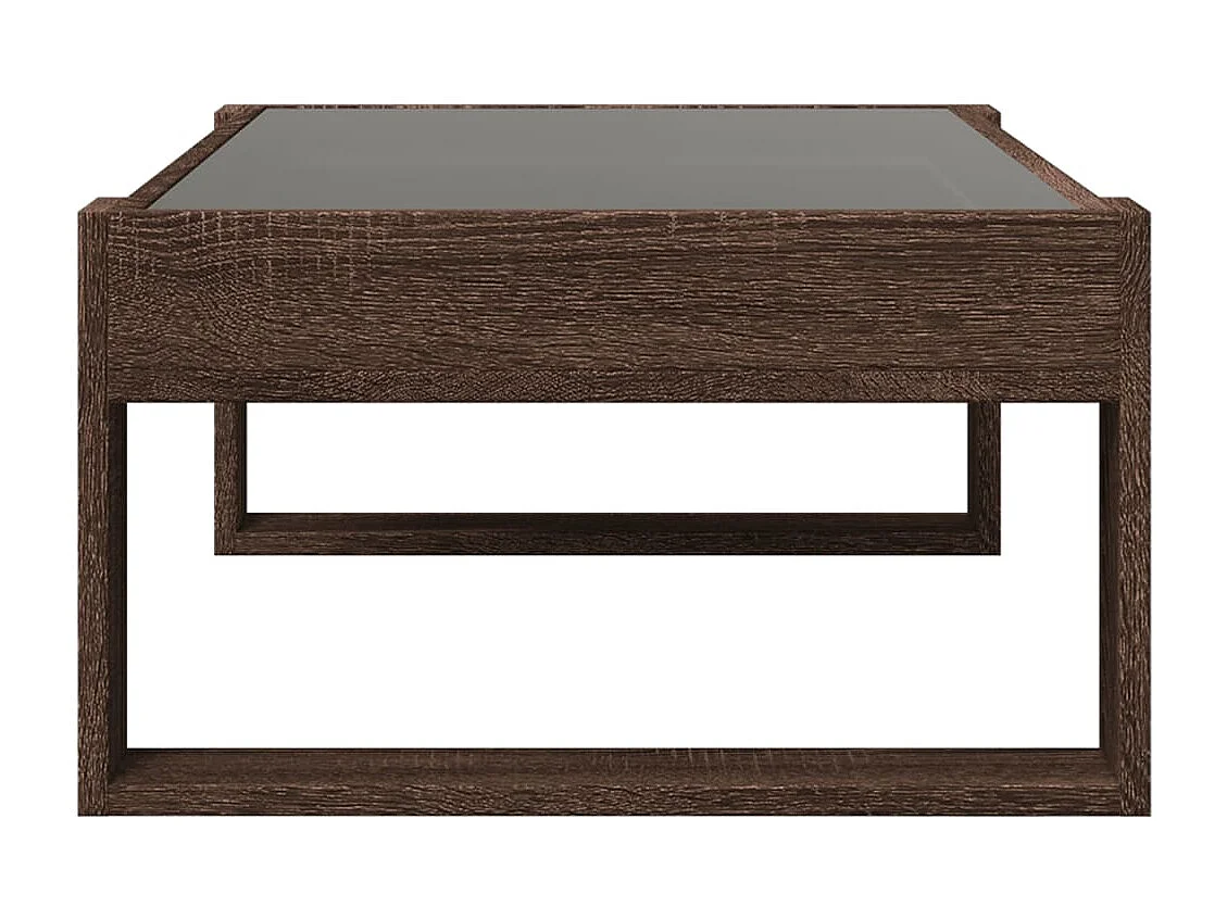 Mesa de centro-Mesa auxiliar madera de ingeniería gris Sonoma 102x55x43 cm SHL2011