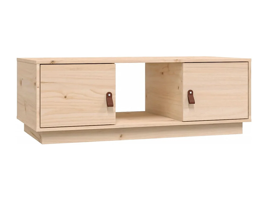 Couchtisch-Sofatisch-Beistelltische 100x50x35 cm Massivholz Kiefer SHL26260