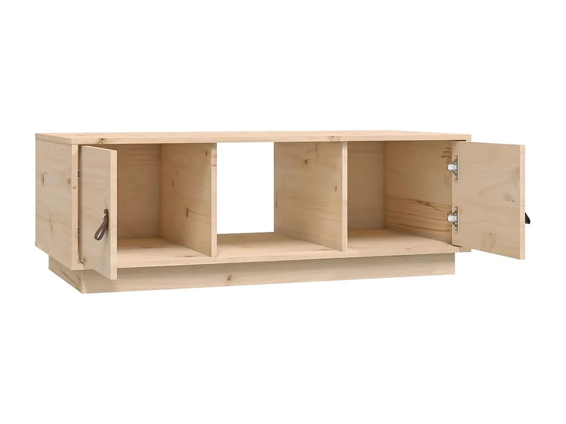 Couchtisch-Sofatisch-Beistelltische 100x50x35 cm Massivholz Kiefer SHL26260