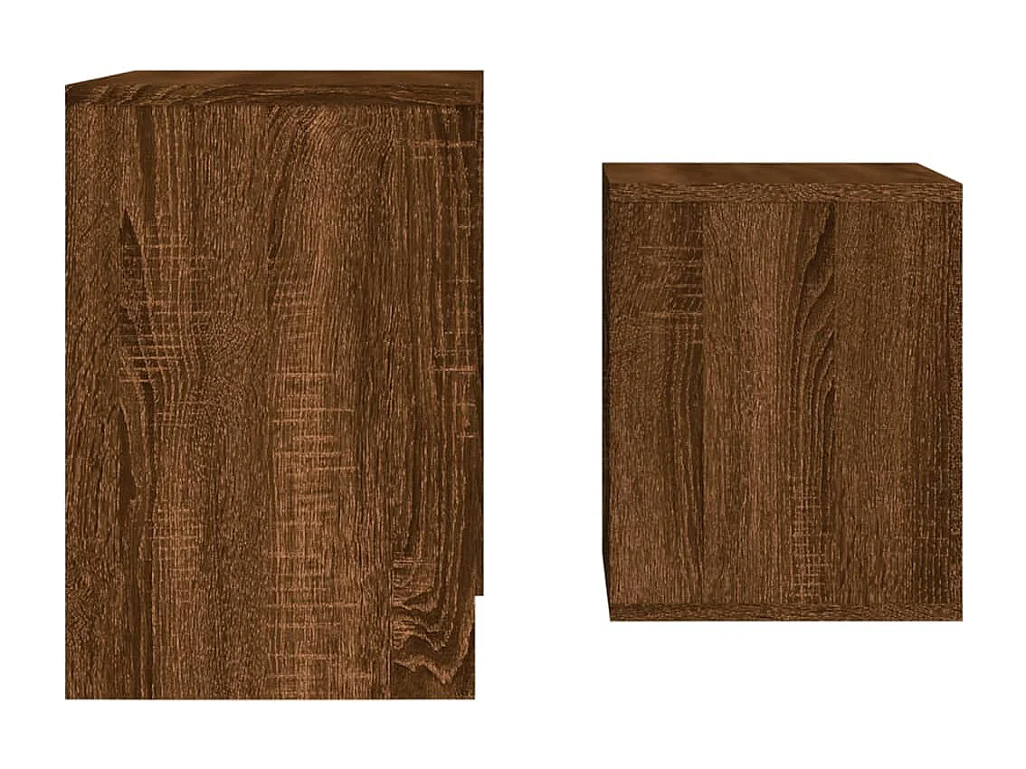 Mesa de centro | Mesa auxiliar madera contrachapada gris Sonoma 80x80x36,5 cm SHL2033