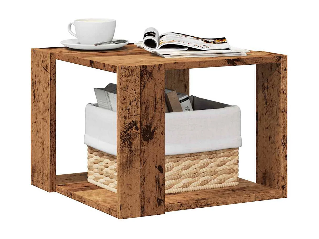 Mesa de centro-Mesa auxiliar negra 100x50x40 cm ratán sintético SHL2134