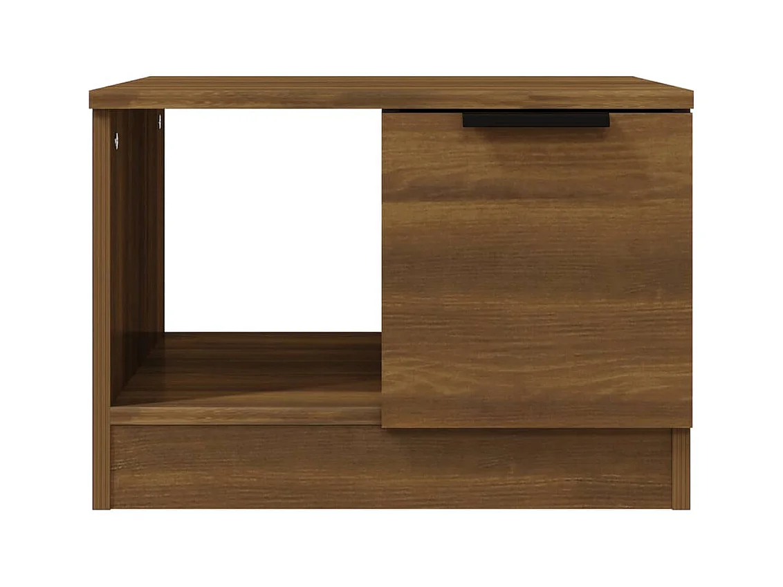 Mesa de centro | Mesa auxiliar madera contrachapada negro 102x50x40 cm SHL954