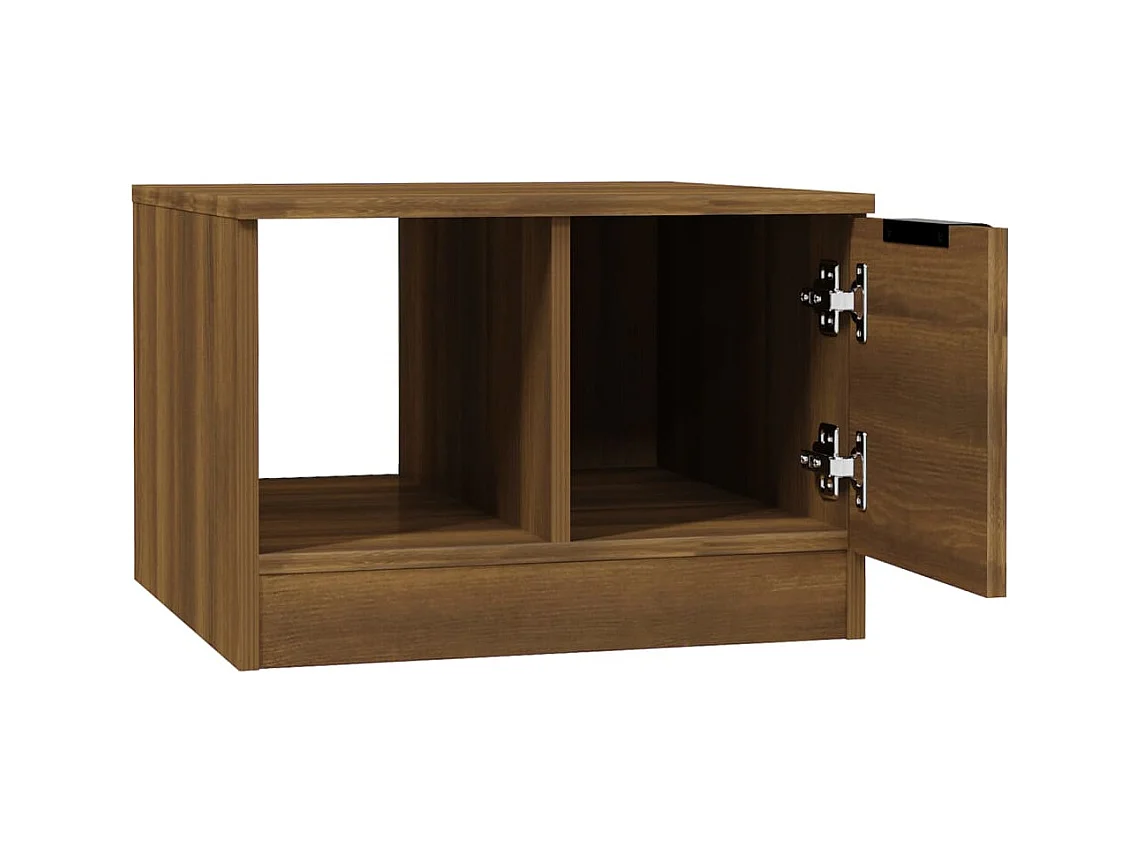 Mesa de centro | Mesa auxiliar madera contrachapada negro 102x50x40 cm SHL954