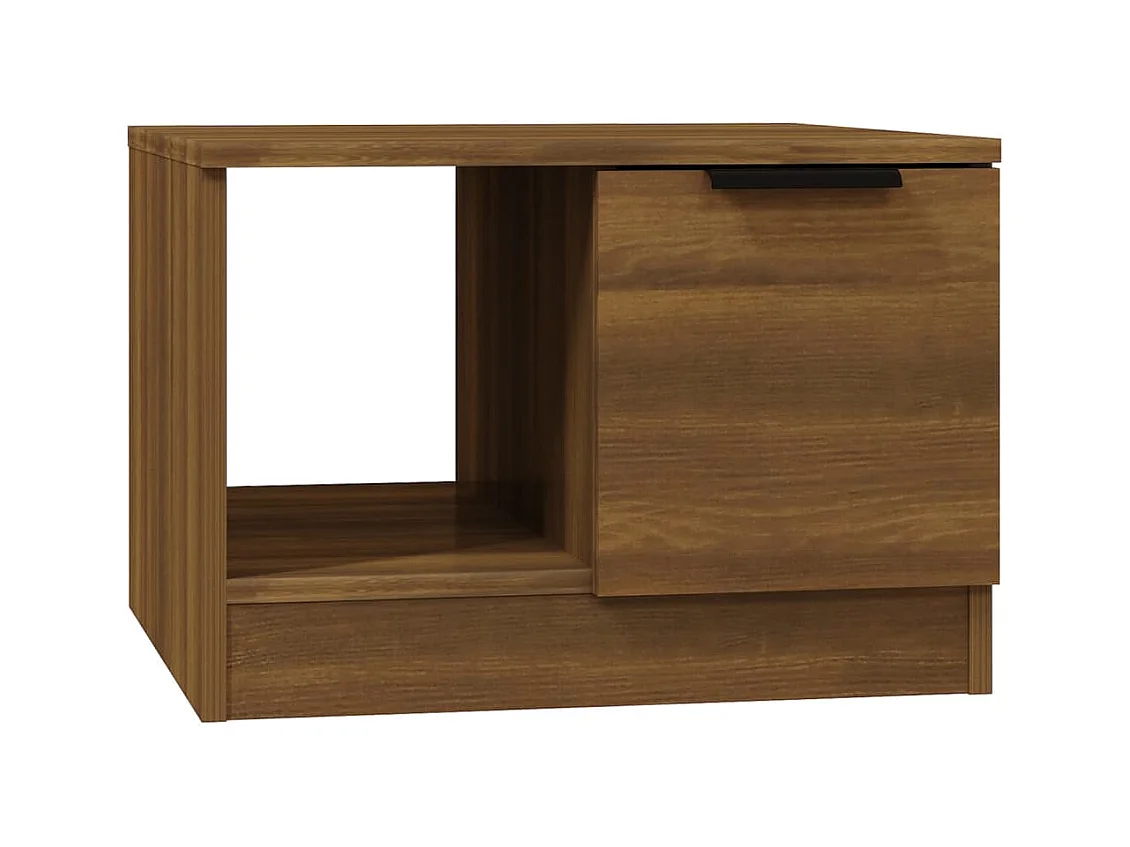 Table basse salon-Table d'appoint Chêne marron 50x50x36 cm Bois d'ingénierie SHL12369