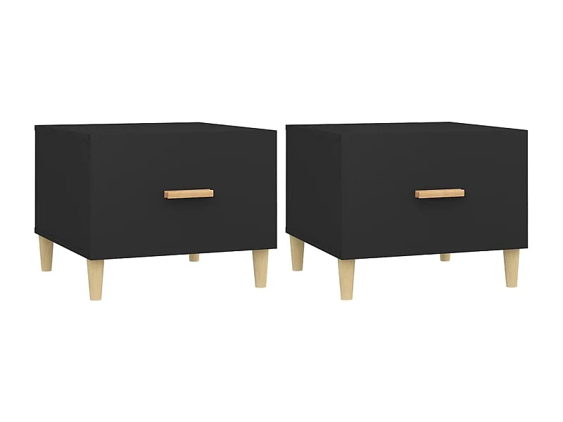 Mesa de centro | Mesa auxiliar madera contrachapada blanco 102x50x40 cm SHL2656