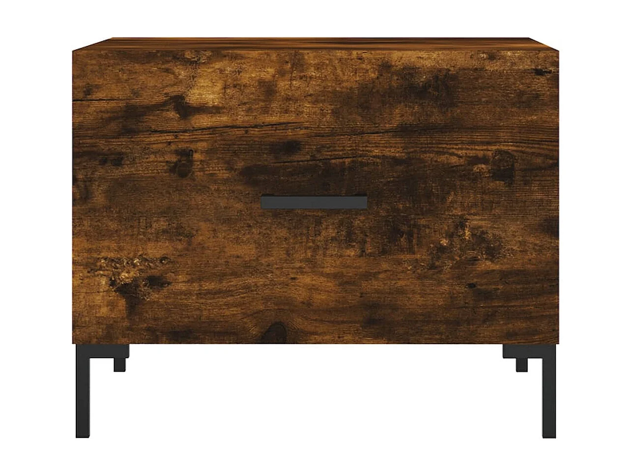 Table basse salon-Table d'appoint Chêne fumé 50x50x40 cm Bois d'ingénierie SHL31