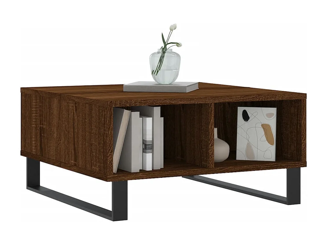 Mesa de centro | Mesa auxiliar madera de ingeniería gris Sonoma 80x50x42,5 cm SHL4702