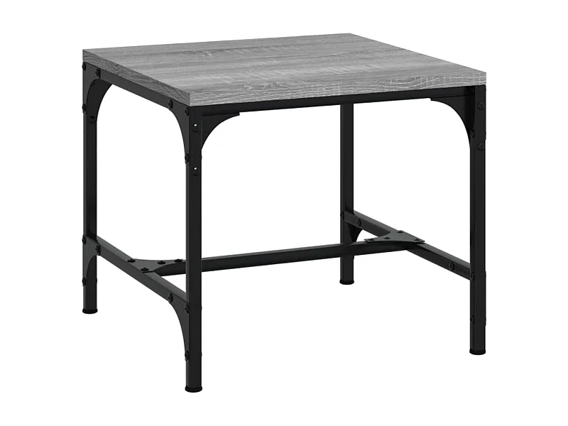 Mesa de centro | Mesa auxiliar madera contrachapada roble ahumado 90x44,5x45 cm SHL640455