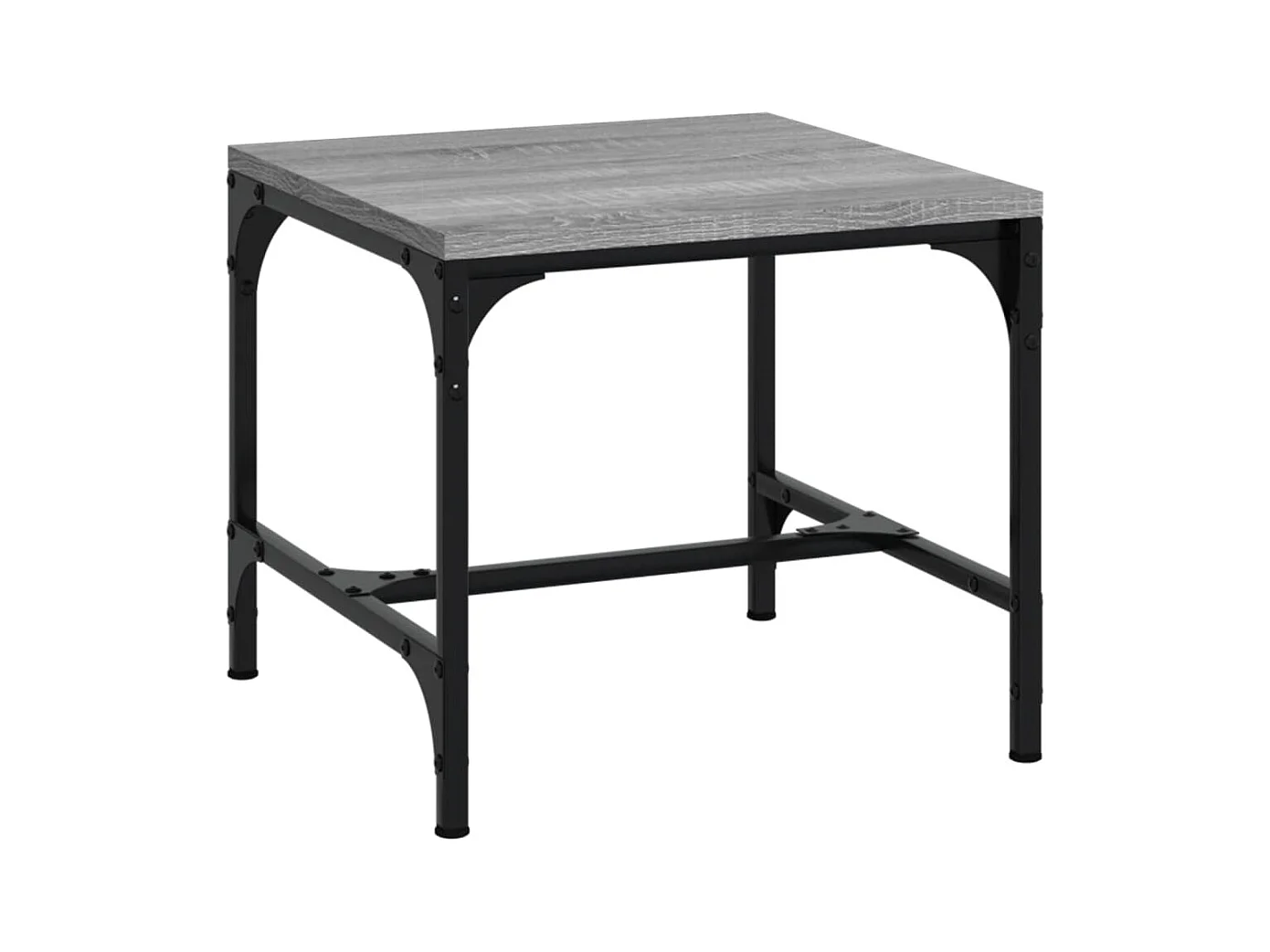 Table basse salon-Table d'appoint Sonoma gris 50x50x35 cm Bois d'ingénierie SHL64148