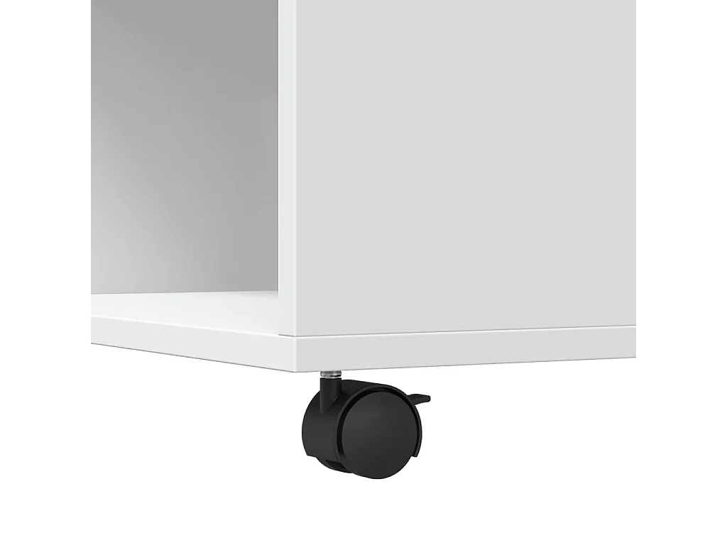 Couchtisch-Wohnzimmertisch-Beistelltische Weiß 80x80x40 cm Holzwerkstoff SHL96534