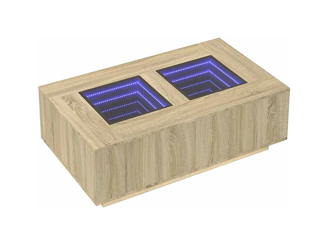 Mesas de centro | Mesas auxiliares 2 uds madera ingeniería roble Sonoma 50x50x40cm SHL315960