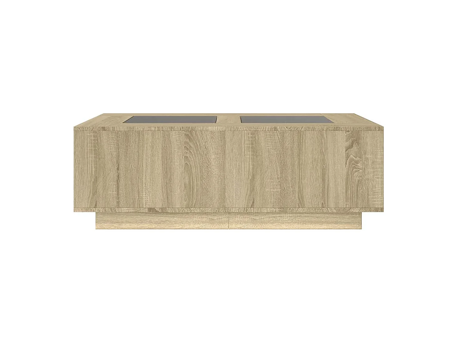 Table basse salon-Table d'appoint avec LED infini chêne sonoma 116x69x40 cm SHL53576