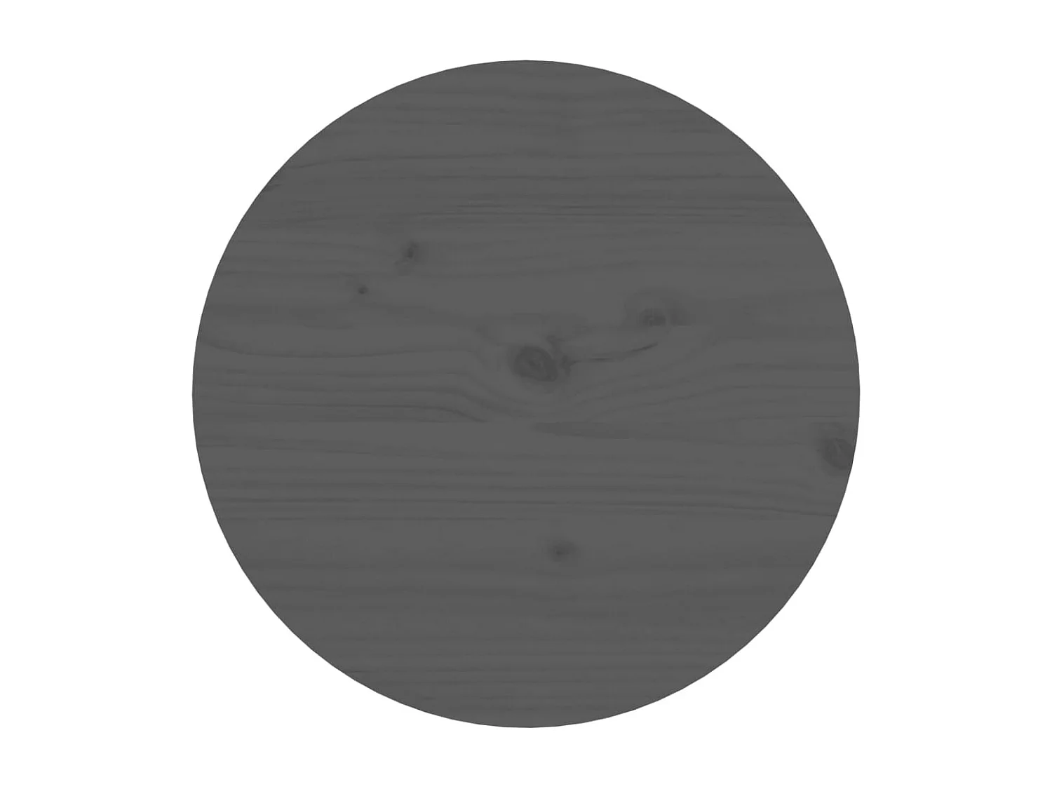 Table basse salon-Table d'appoint Gris Ø 55x60 cm Bois massif de pin SHL2309