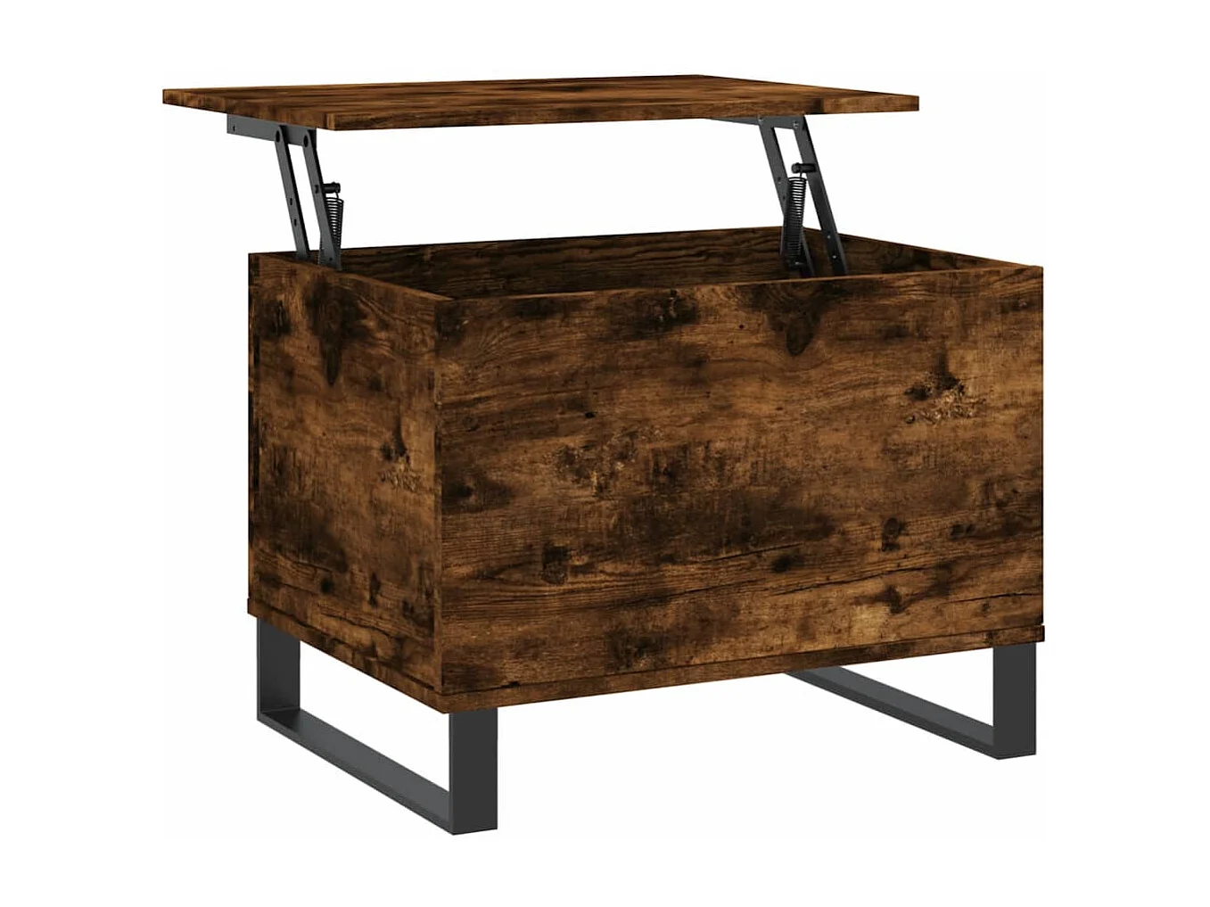 Couchtisch-Wohnzimmertisch-Beistelltische Räuchereiche 60x44,5x45 cm Holzwerkstoff SHL67332