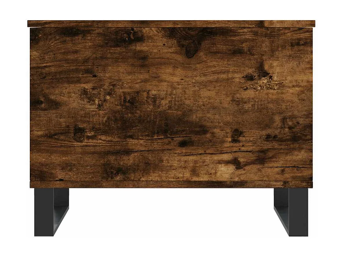 Couchtisch-Wohnzimmertisch-Beistelltische Räuchereiche 60x44,5x45 cm Holzwerkstoff SHL67332