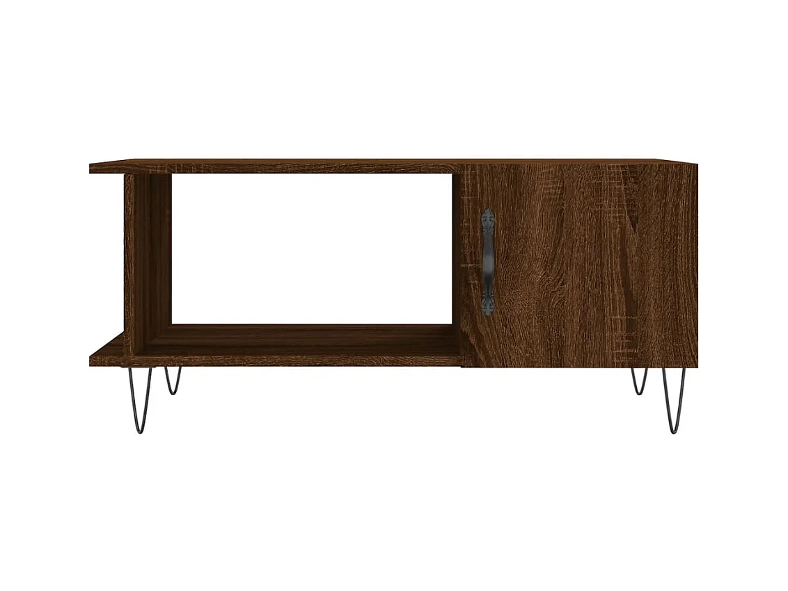 Mesa de centro | Mesa auxiliar madera de ingeniería roble Sonoma 91x91x40 cm SHL3611