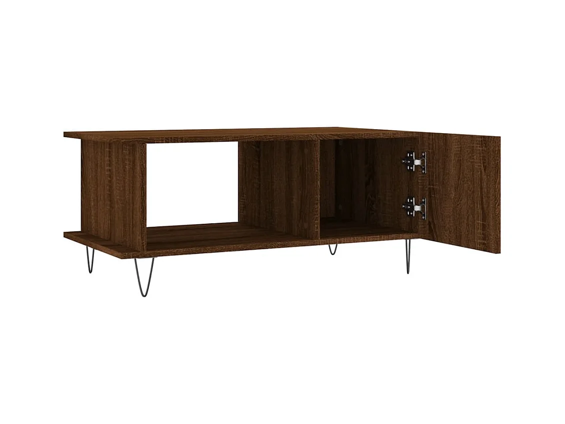 Mesa de centro | Mesa auxiliar madera de ingeniería roble Sonoma 91x91x40 cm SHL3611