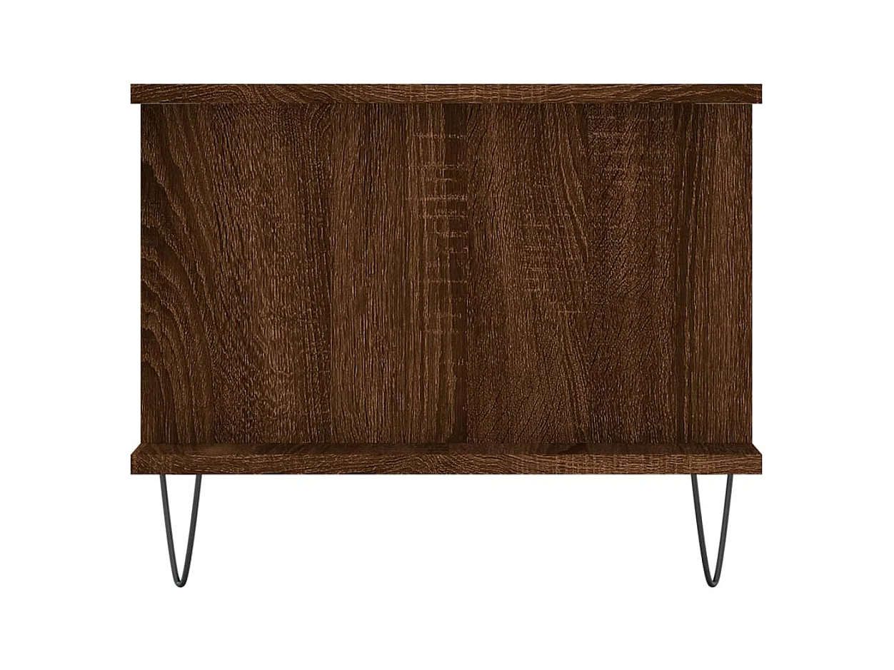 Mesa de centro | Mesa auxiliar madera de ingeniería roble Sonoma 91x91x40 cm SHL3611