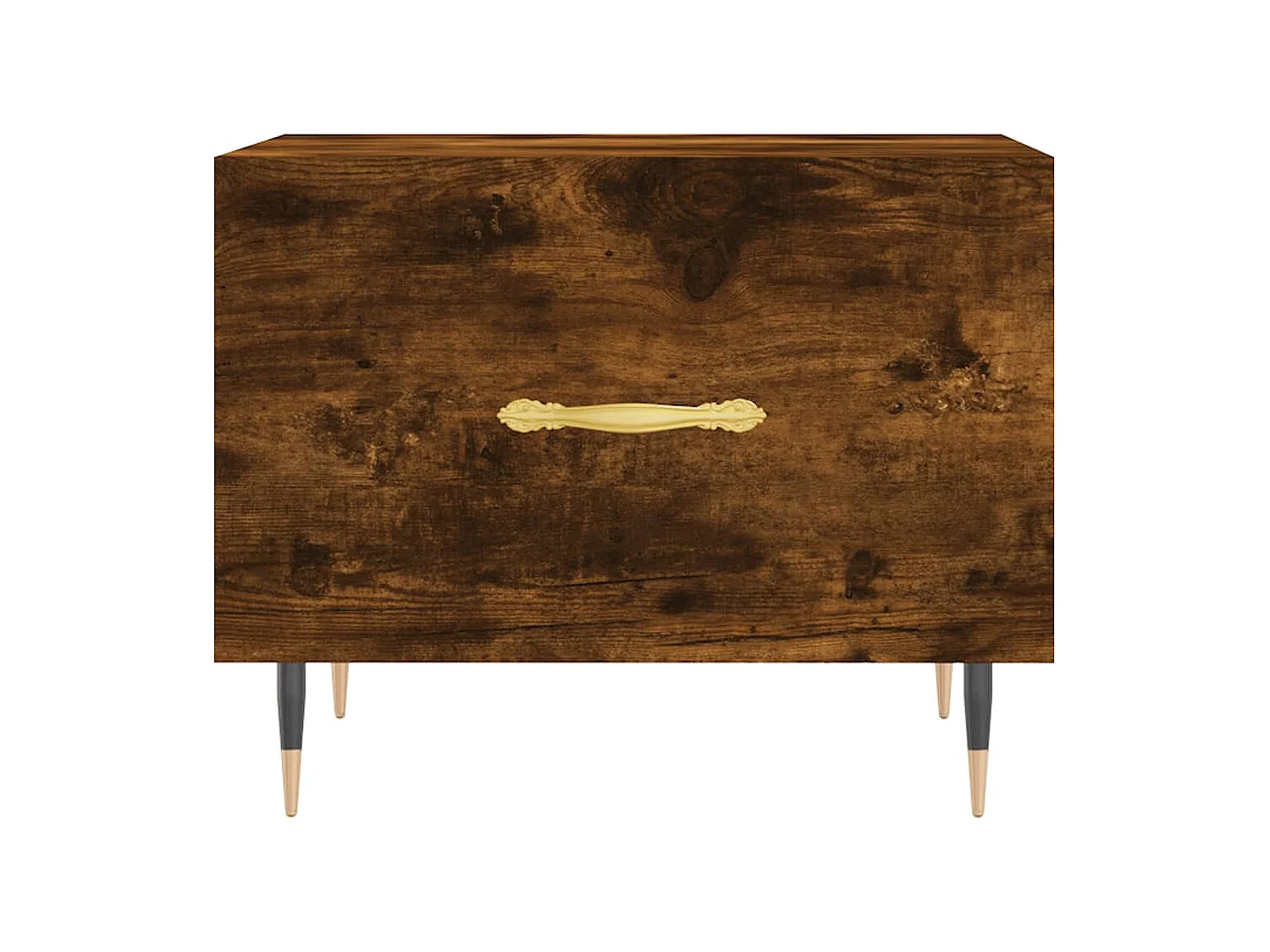 Table basse salon-Table d'appoint Chêne fumé 50x50x40 cm Bois d'ingénierie SHL9218