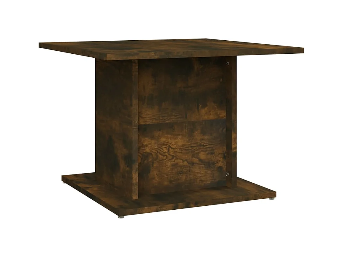 Table basse salon-Table d'appoint chêne fumé 55,5x55,5x40 cm bois d'ingénierie SHL97720