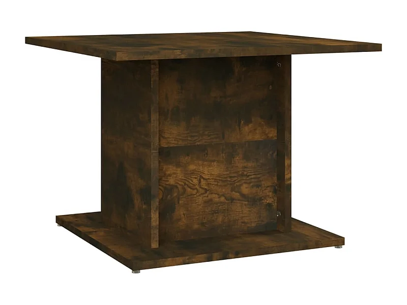 Couchtisch-Sofatisch-Beistelltische Räuchereiche 55,5x55,5x40 cm Holzwerkstoff SHL72800