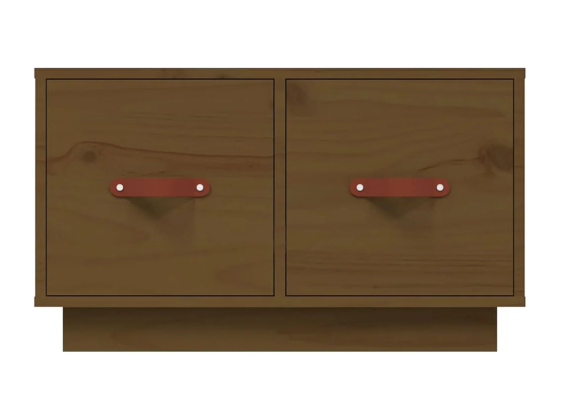 Mesa de centro | Mesa auxiliar madera contrachapada roble marrón 90x50x40 cm SHL2943