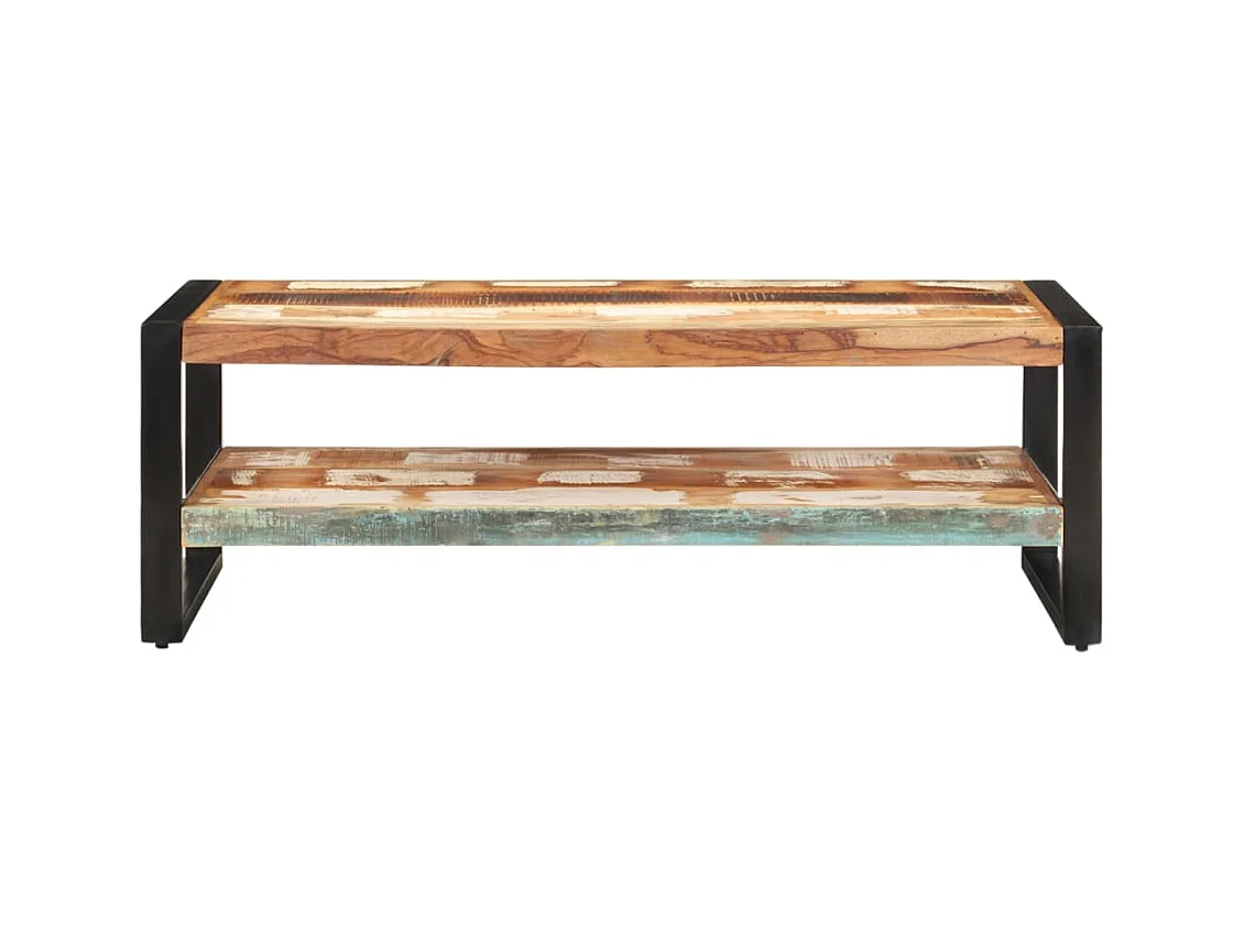 Mesa de centro | Mesa auxiliar 2 uds madera ingeniería roble ahumado 50x50x40cm SHL4869