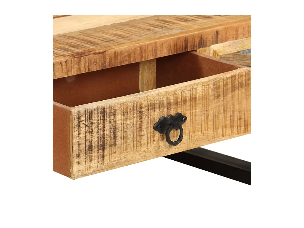 Mesa de centro | Mesa de café | Mesa auxiliar Marrón 40x40x38 cm madera maciza de mango SHL2975