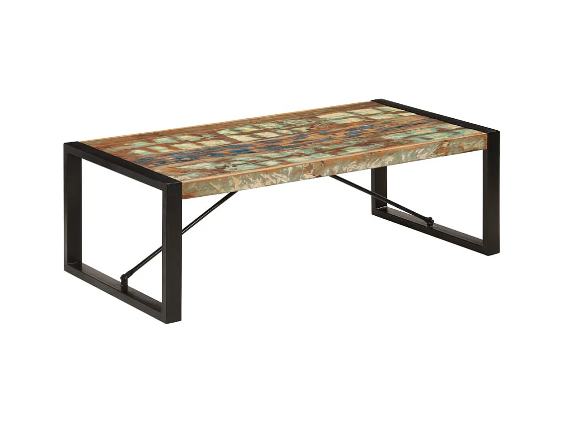 Mesa de centro | Mesa de café | Mesa auxiliar Madera vieja 100x50x40 cm SHL4659