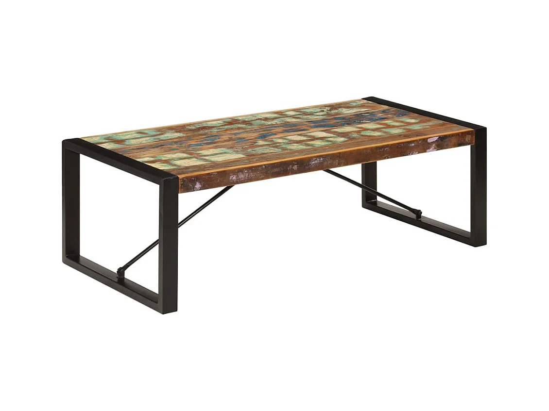 Mesa de centro | Mesa de café | Mesa auxiliar Madera vieja 100x50x40 cm SHL4659