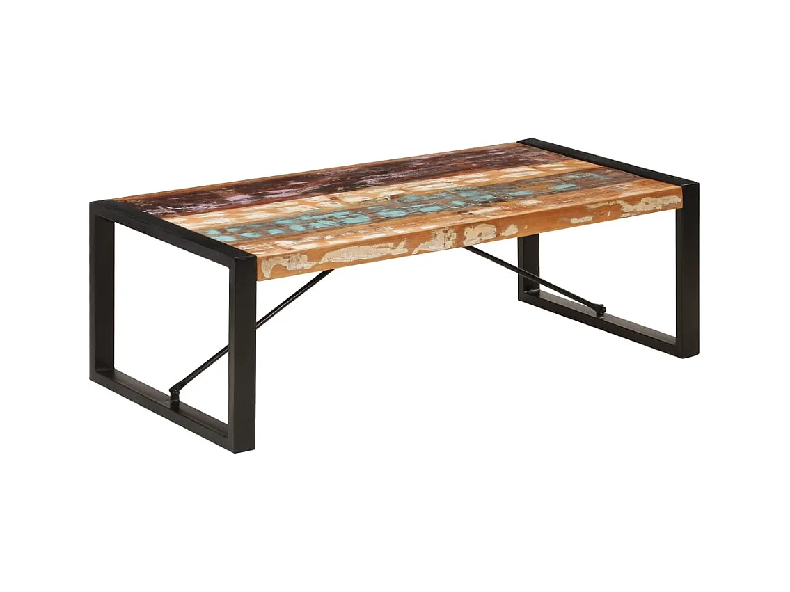 Mesa de centro | Mesa de café | Mesa auxiliar Madera vieja 100x50x40 cm SHL4659