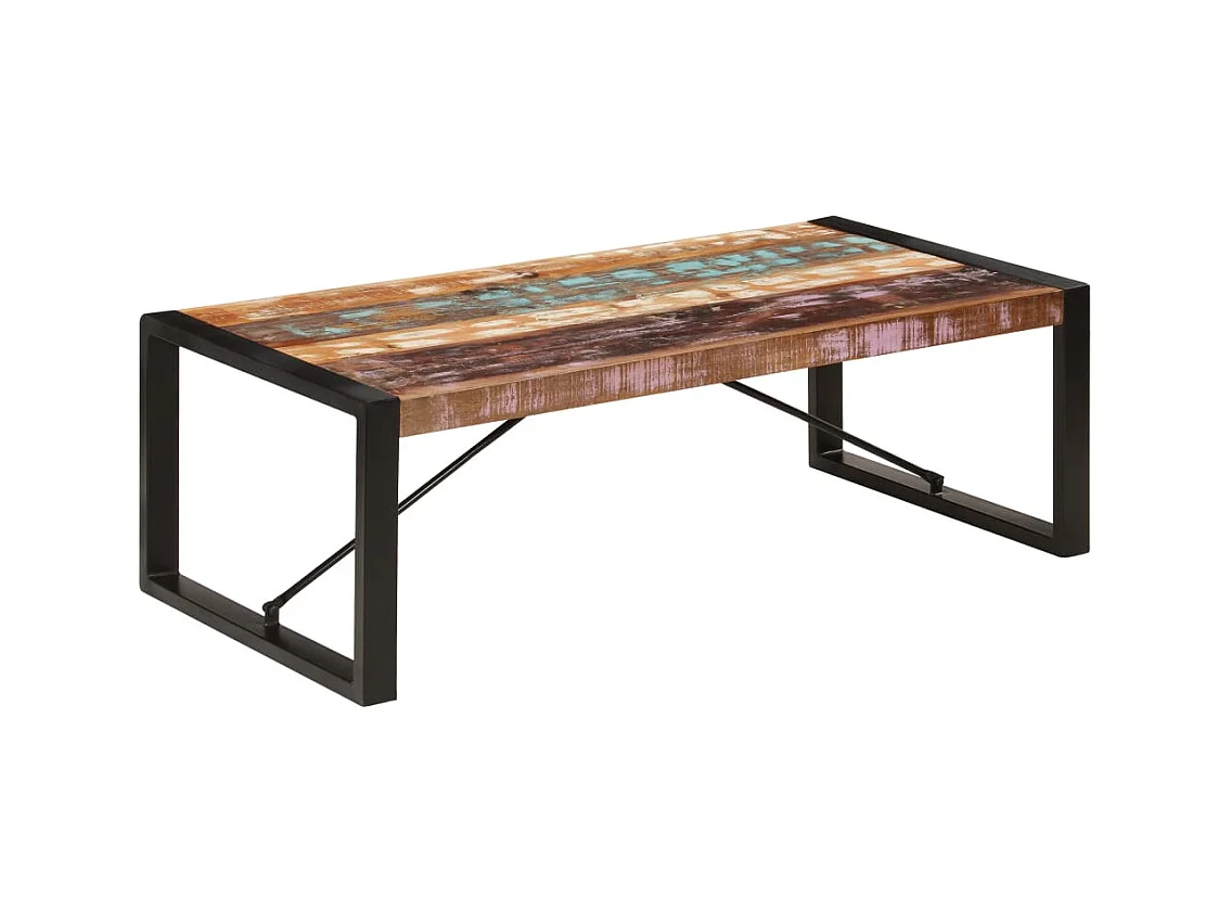Mesa de centro | Mesa de café | Mesa auxiliar Madera vieja 100x50x40 cm SHL4659