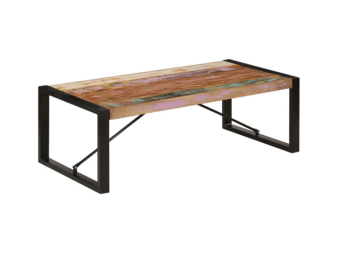 Mesa de centro | Mesa de café | Mesa auxiliar Madera vieja 100x50x40 cm SHL4659