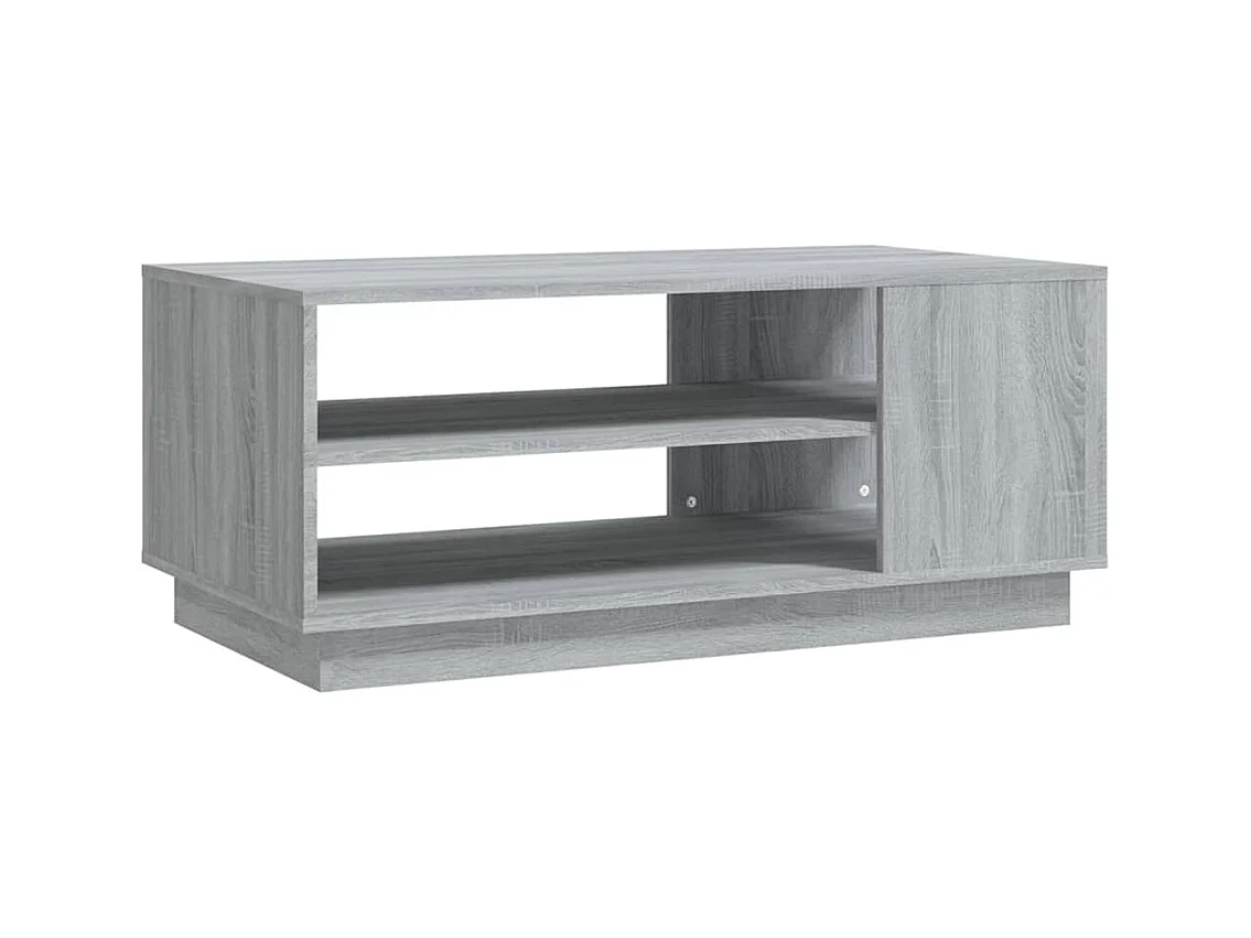 Mesa de centro | Mesa auxiliar madera contrachapada blanco 90x50x40 cm SHL4030