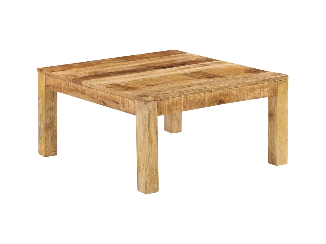 Table basse salon-Table d'appoint 80x80x40 cm Bois de manguier massif SHL60787