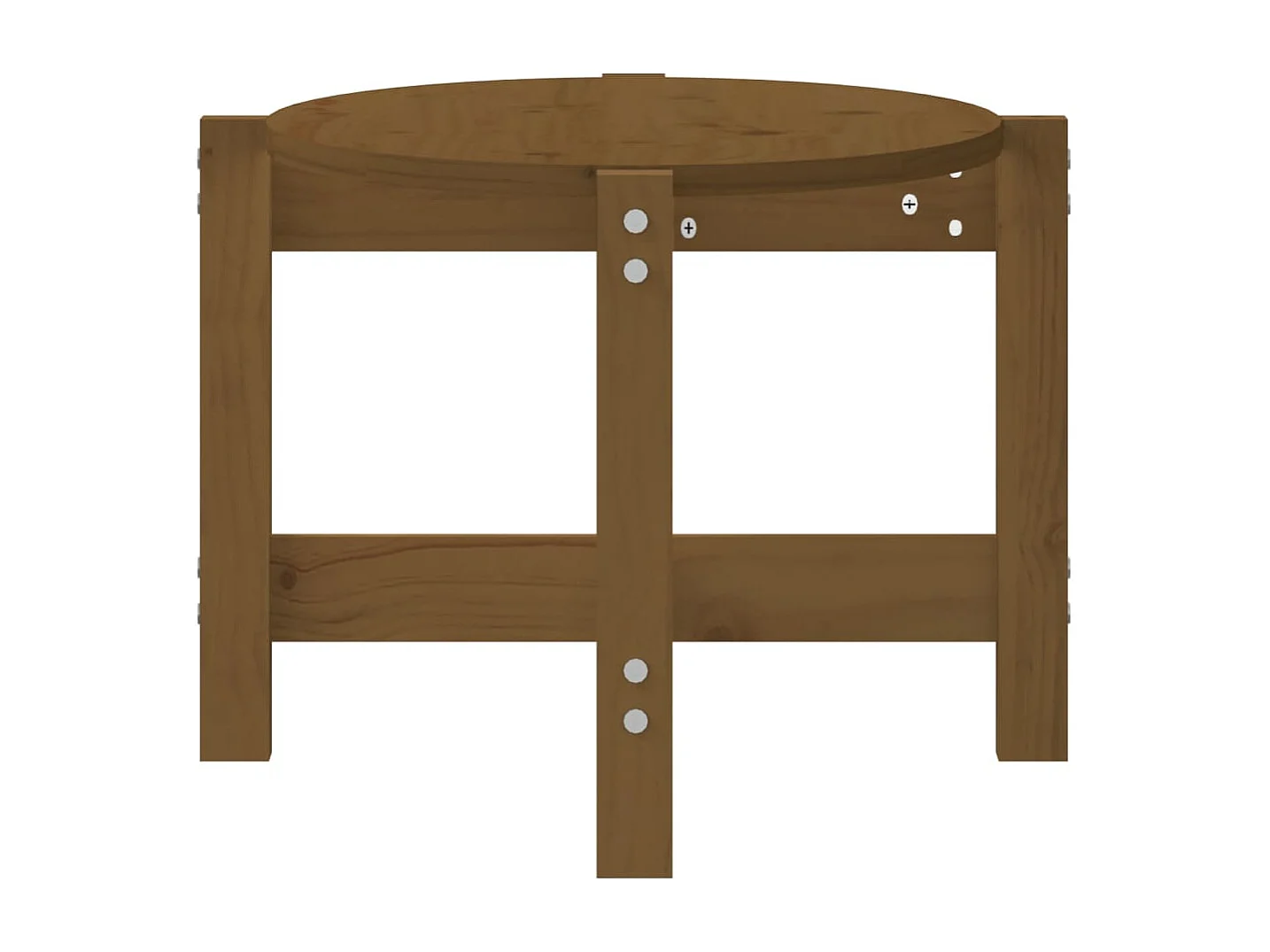 Table basse salon-Table d'appoint Marron miel 87x48x35 cm Bois massif de pin SHL36213