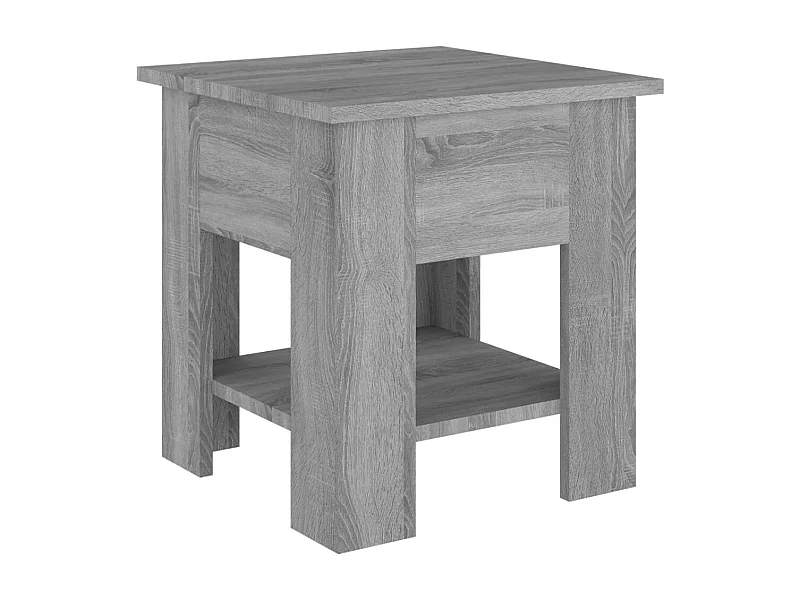 Mesa de centro | Mesa auxiliar madera contrachapada blanco 90x50x40 cm SHL3428