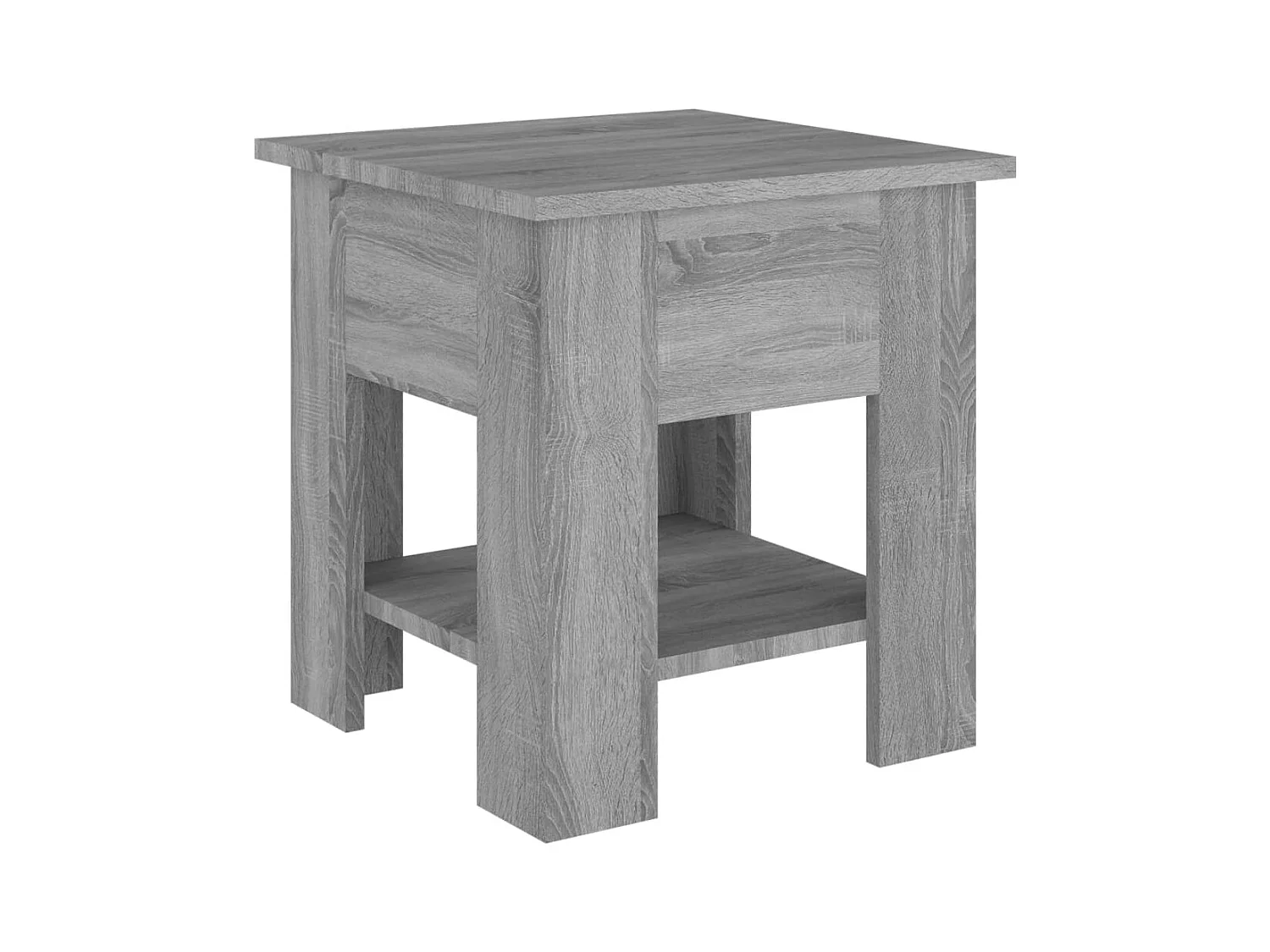 Table basse salon-Table d'appoint Sonoma gris 40x40x42 cm Bois d'ingénierie SHL23700