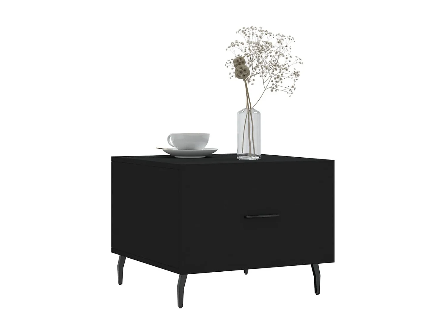 Mesa de centro | Mesa auxiliar madera de ingeniería roble Sonoma 100x50x50 cm SHL186178