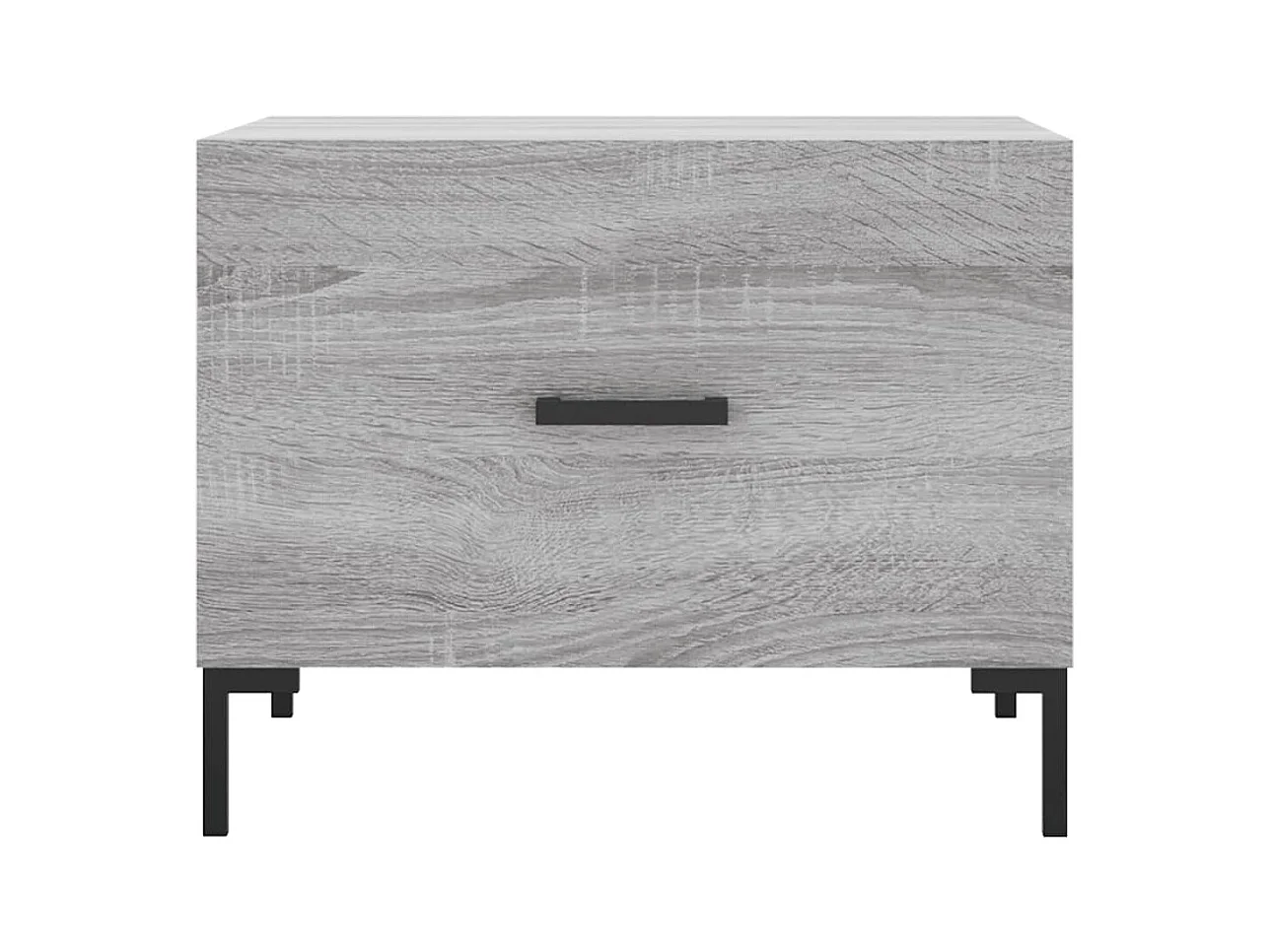 Conjunto de 2 Mesas de Centro | Mesa de apoio | Mesa de café 50x50x40 cm madeira proc. sonoma cinza