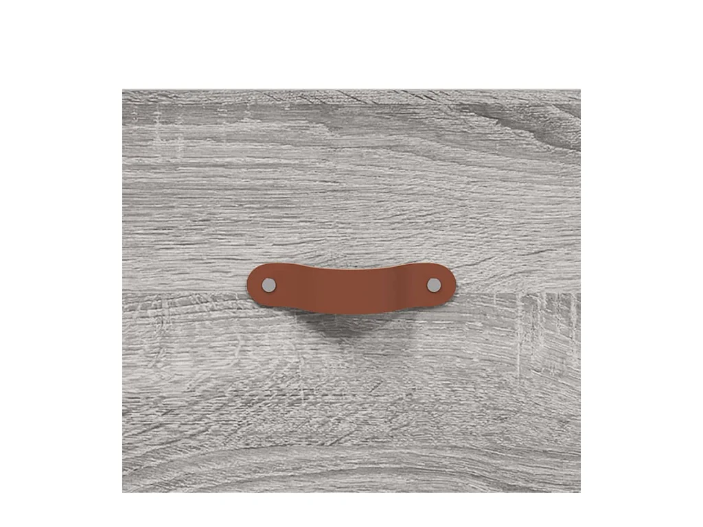 Mesa de centro | Mesa auxiliar madera de ingeniería roble ahumado 79x49x41 cm SHL251838