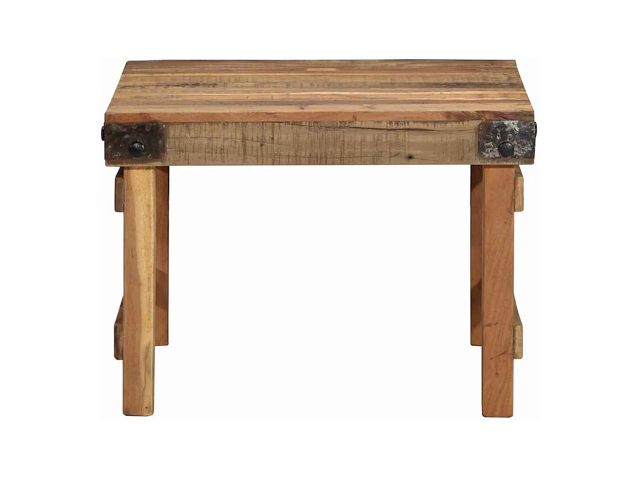 Mesa de centro | Mesa de apoio | Mesa de café Castanho 60x55x40 cm