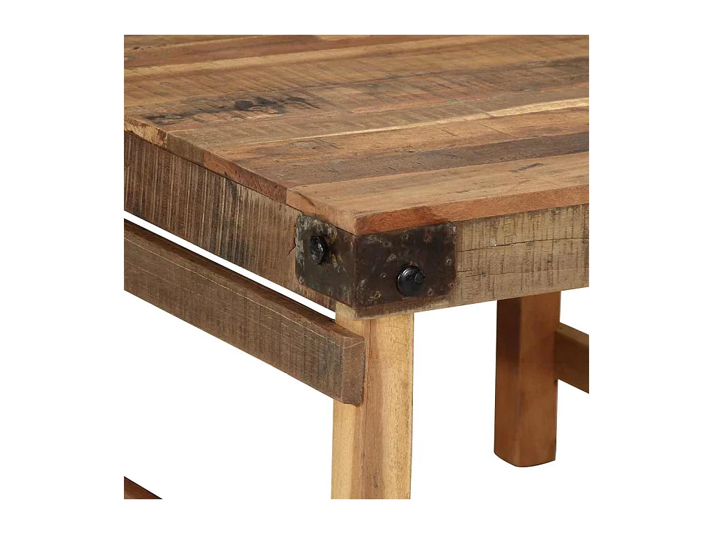 Mesa de centro | Mesa de apoio | Mesa de café Castanho 60x55x40 cm