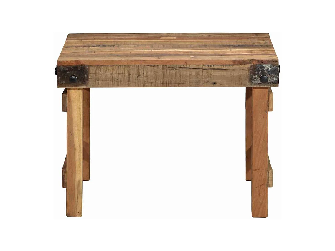 Table basse salon-Table d'appoint 55x60x40 cm Bois recyclé SHL79988