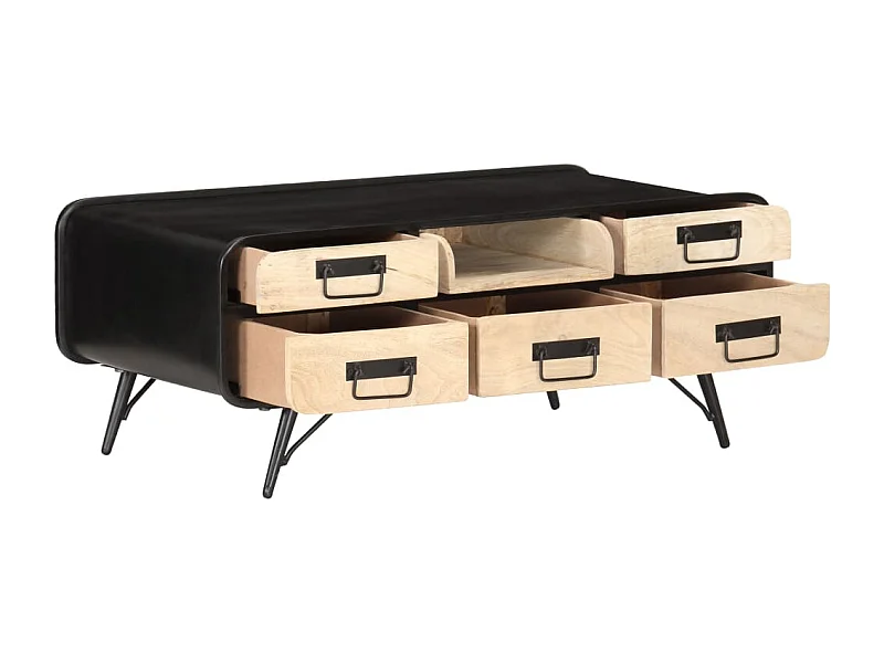 Mesa de centro | Mesa de café | Mesa auxiliar Roble artisan 85x55x31 cm Madera contrachapada SHL636