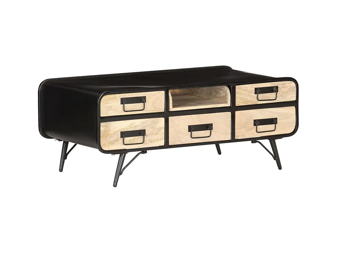 Mesa de centro | Mesa de café | Mesa auxiliar Roble artisan 85x55x31 cm Madera contrachapada SHL636