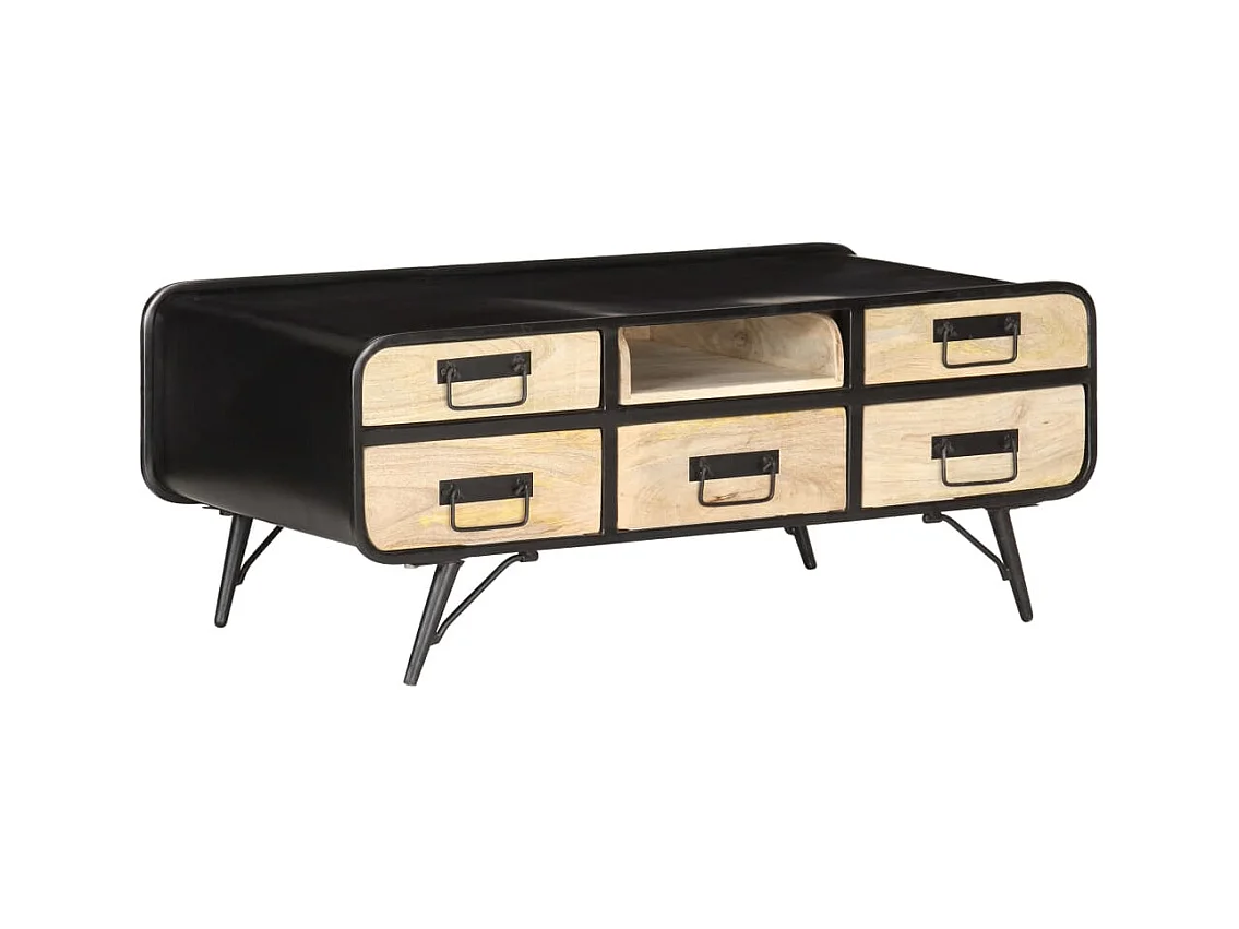 Mesa de centro | Mesa de café | Mesa auxiliar Roble artisan 85x55x31 cm Madera contrachapada SHL636