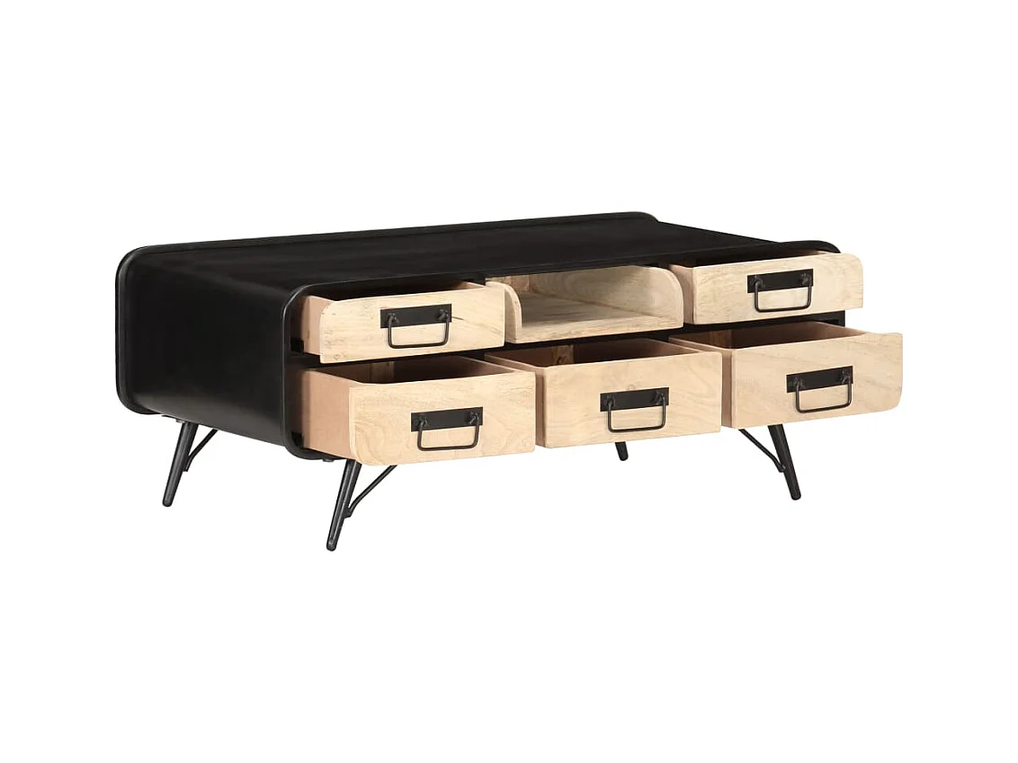 Table basse salon-Table d'appoint 100x50x40 cm Bois de manguier massif SHL54904